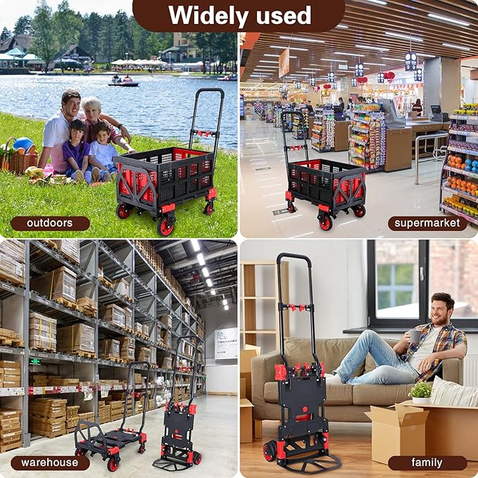 2-in-1Hand Truck Dolly Foldable - Image 6