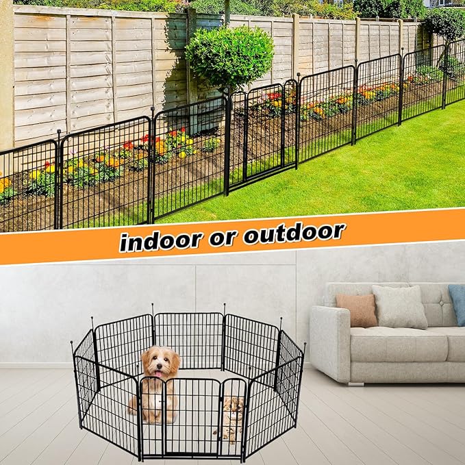 32 in Decorative Garden Fence - Image 6