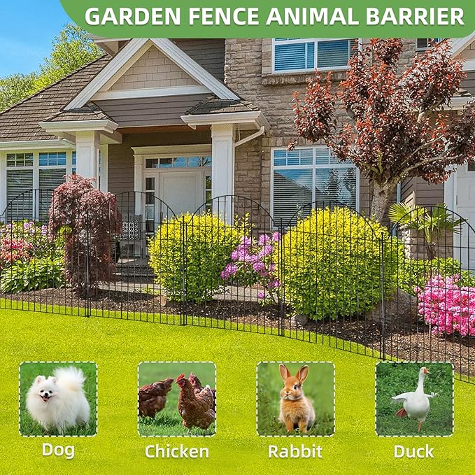 5 Panels Decorative Outdoor Garden Fencing - Image 8