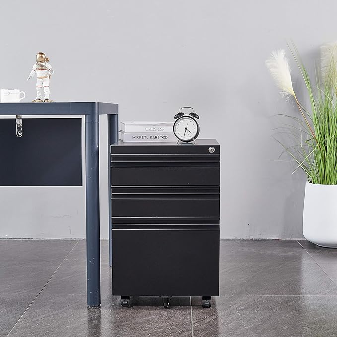 SUXXAN 3 Drawers Metal Filing Cabinet - Image 7