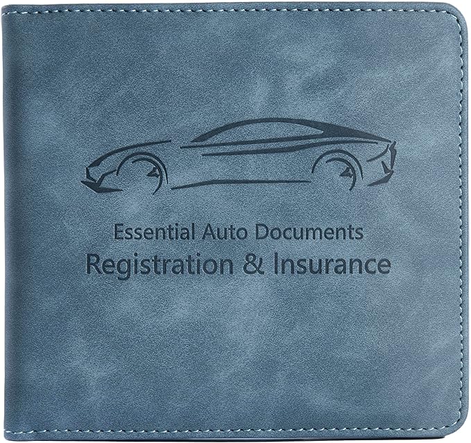 Mymazn Car Registration and Insurance Holder, Car Document Holder by Mymazn