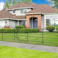 Decorative Garden Fence 12 Panels 26.8ft×32in Garden Fences Animal Barrier by FIRSTNESS