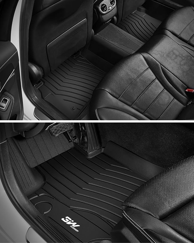 3W Floor Mats for Benz C-Class 2022-2026 C300/C43 AMG/C63 AMG S/C63 AMG S E - Image 4