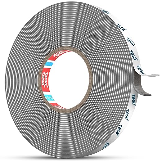 Tesa Double Sided Tape Heavy Duty 0.4in x 36ft 68211, Adhesive Mounting Tape by EMITEVER