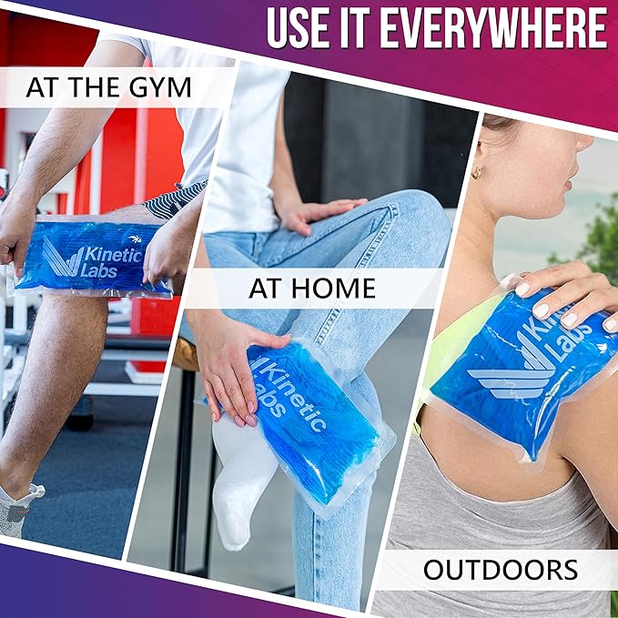 Reusable Gel Ice Packs for Injuries by Kinetic Labs - Image 6