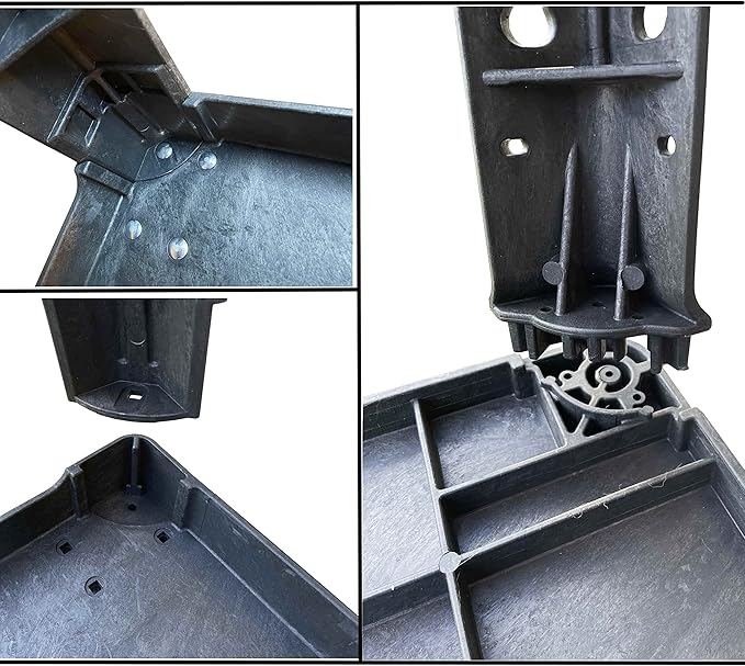 550lb Capacity Heavy Duty Plastic Utility Cart 34-1/2" L x 16-3/4" W - Image 6