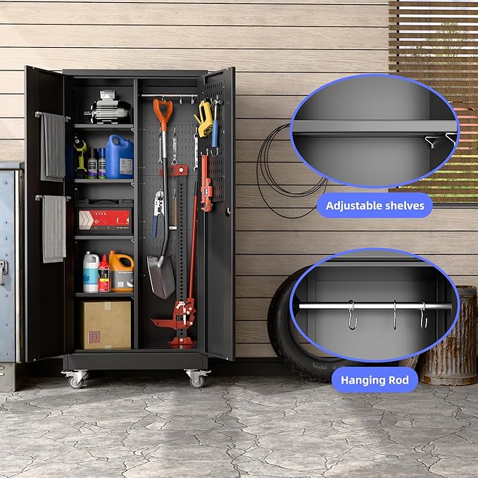 27.6 in Wide Garage Storage Cabinet - Image 4