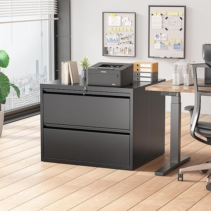 Superday Metal Lateral File Cabinet - Image 2