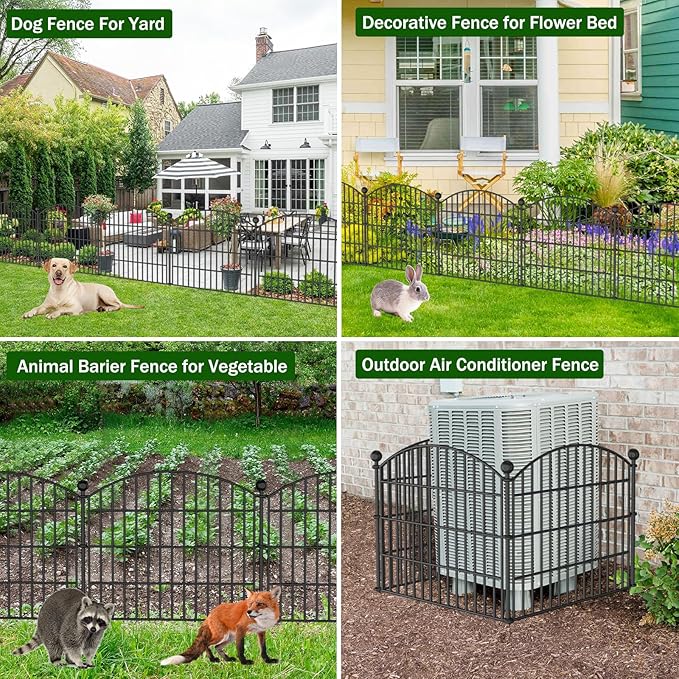 No Dig Decorative Garden Fence Animal Barrier - Image 4