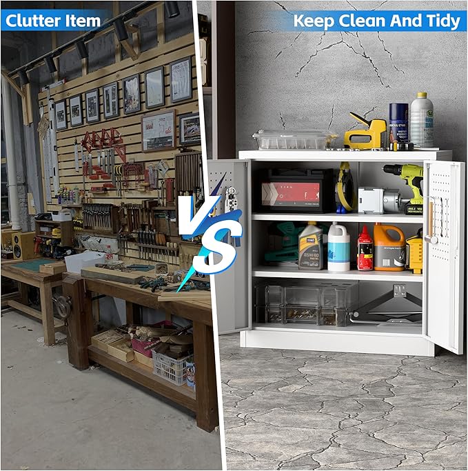 Metal Garage Storage Cabinet - Image 8