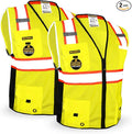 KwikSafety - Charlotte, NC - BIG KAHUNA Safety Vest Class 2 ANSI OSHA by KwikSafety