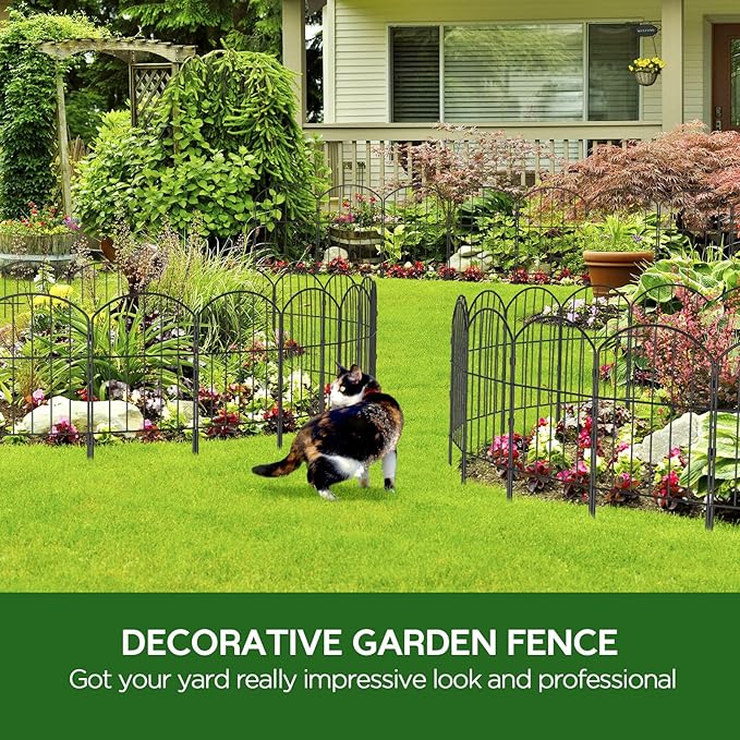 Goovilla Garden Fence, Total 27ft x 24in Garden Fencing Animal Barrier - Image 9