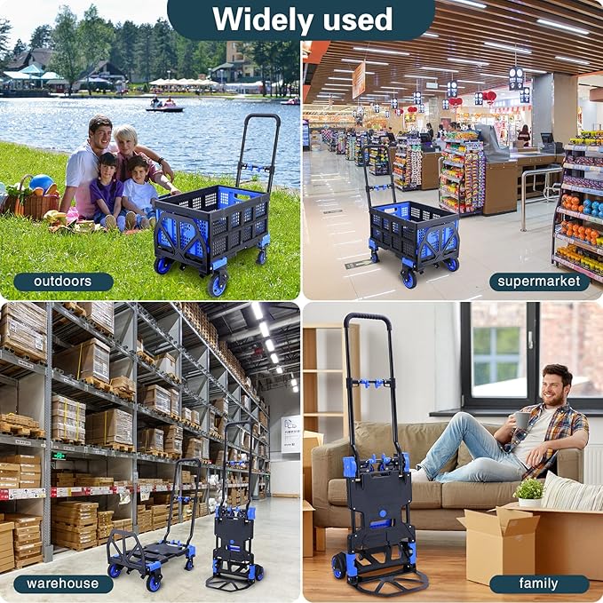 2-in-1Folding Hand Truck Dolly - Image 6