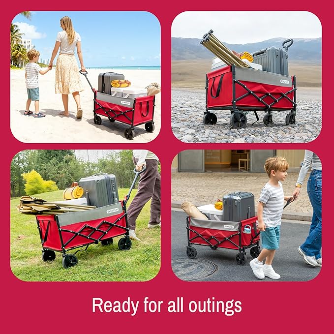 SYNCFUN Collapsible Wagon Cart - Image 7