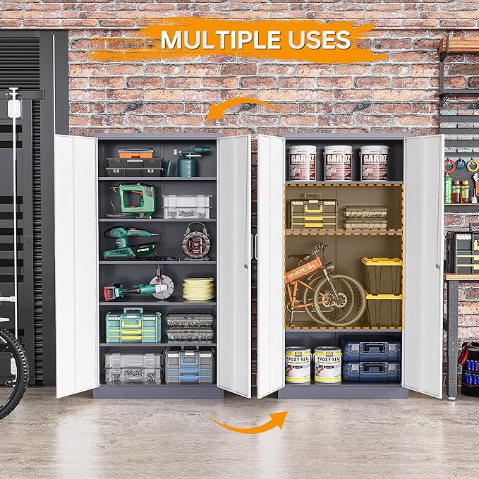 STANI Metal Garage Storage Cabinet - Image 6