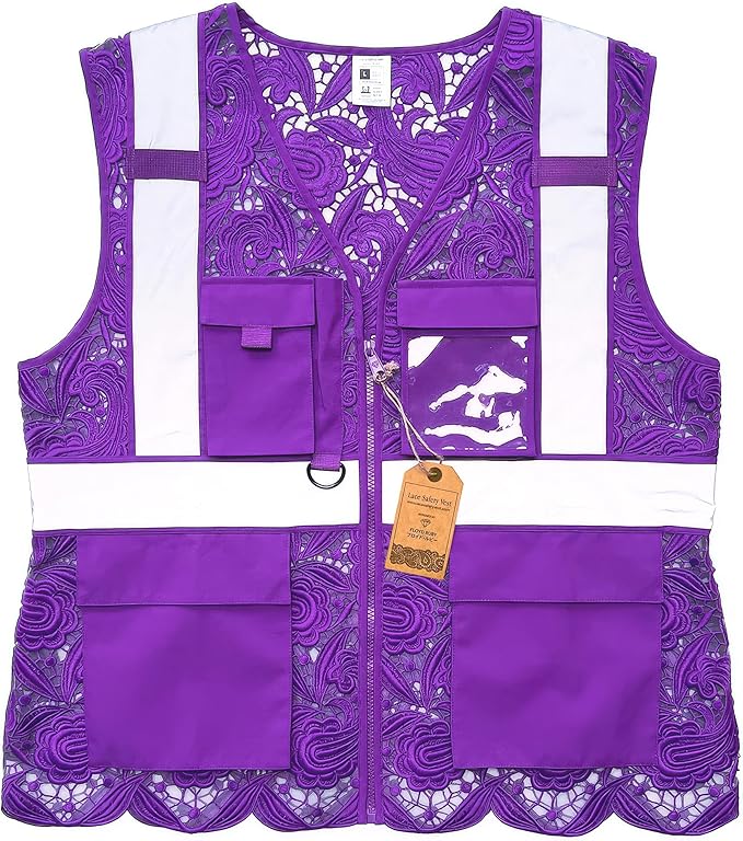 Lace-Mesh Safety Vest for Women & Men by TheOriginalLaceSafetyVest