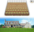FXW Decorative Garden Fence for Yard - 24in x 59.2ft 32 Panels - Metal Fencing by FXW