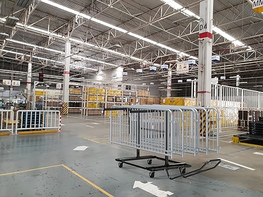 Angry Bull Barricades 30 Unit Capacity Storage Pushcart - Image 8