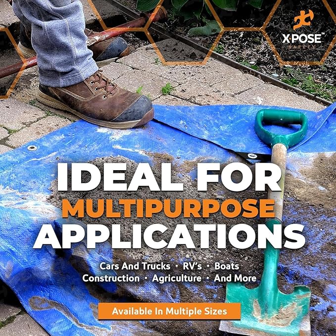 Better Blue Poly Tarp 12' x 20' - Image 6