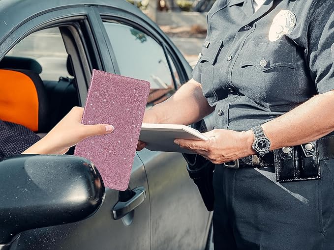 2Pack Leather Car Registration and Insurance Card Holder, Car Document Holder - Image 5