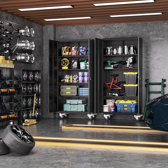 Greenvelly Metal Storage Cabinet - Image 2