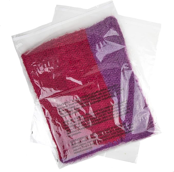 Poly Bags with Suffocation Warning by RetailSupplyCo