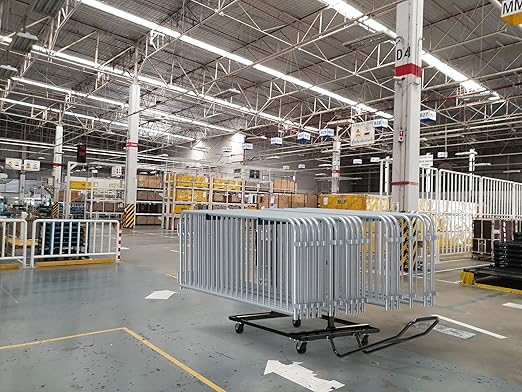 Angry Bull Barricades 30 Unit Capacity Storage Pushcart - Image 9