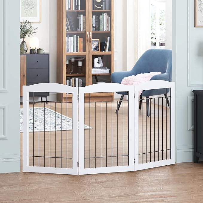 Spirich Freestanding Wire Pet Gate by SpirichLLC