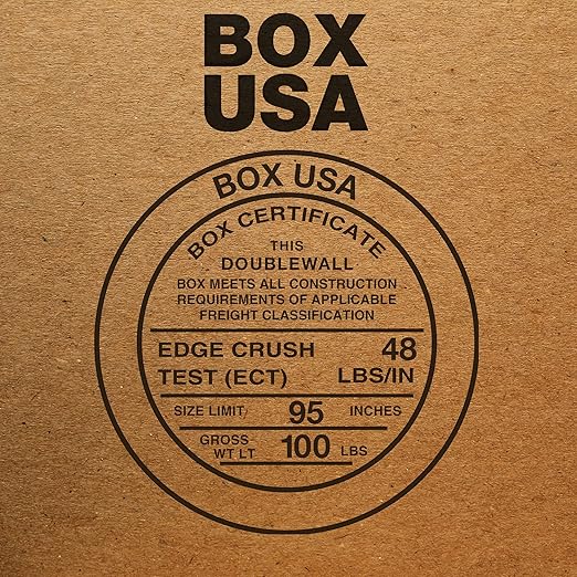 Box USA 10 Pack of Heavy-Duty Double Wall Corrugated Cardboard Boxes, Packing - Image 4