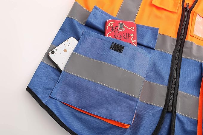 A-SAFETY High Visibility Reflective Safety Vest Customize Logo - Image 6