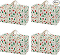 VENO 4 Pack Moving Bags and Large Christmas Storage Bins by Veno