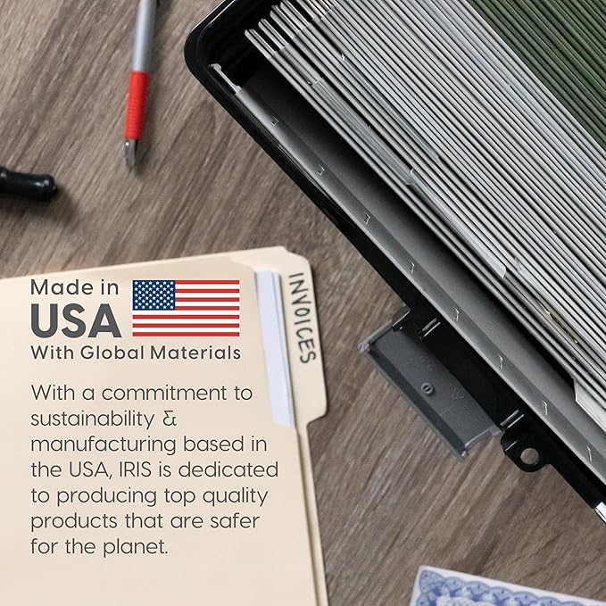 IRIS USA File Box with Lid File Organizer - Image 5