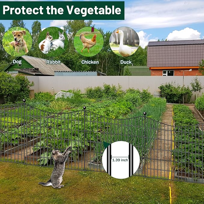 20 Panels Decorative Garden Fence - Image 4