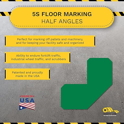 Mighty Line 2" Half Angle Marker Floor Marking Tape - Image 2