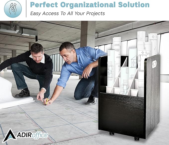 AdirOffice Adir Blue Print Storage Organizer - Image 7