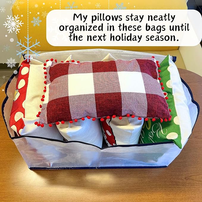 VENO 4 Pack Moving Bags and Large Christmas Decoration Storage Bins - Image 2