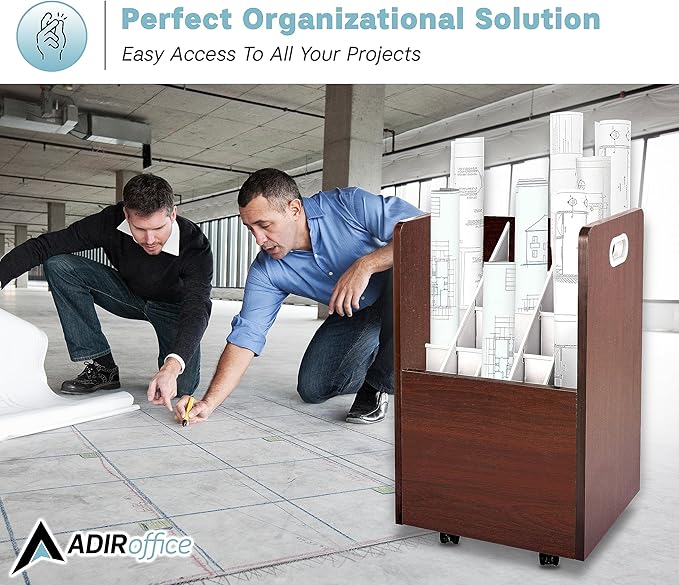 AdirOffice Adir Blue Print Storage Organizer - Image 6