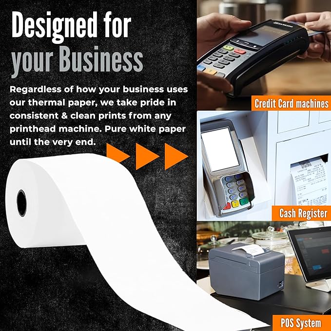 2 1/4 X 50 Thermal Paper Rolls – BPA-Free Rolls - Image 4