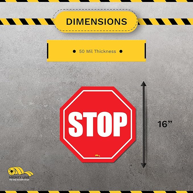 Stop Sign Modern Floor Sign - Image 3