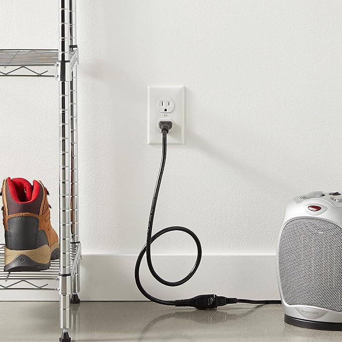 Amazon Basics Extension Cord, 3 Ft, 3 Prong Outlet Extender, Indoor Extension - Image 5