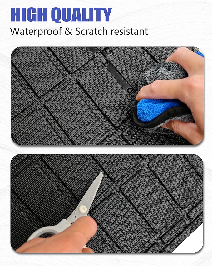 Cargo Liners Backrest Mat for Cadillac XT6 Accessories 2020-2025 - Image 5
