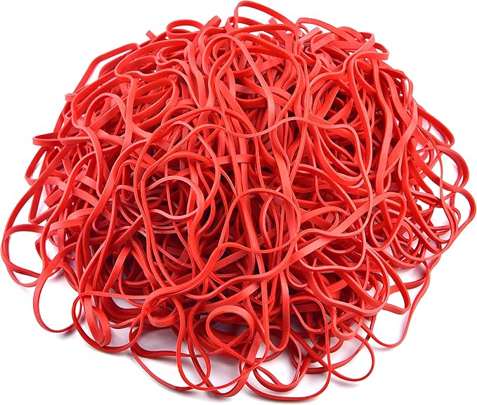 Coopay 180 Pieces Large Rubber Bands Bulk, 8 Inches Heavy Duty Strong Elastic - Image 2