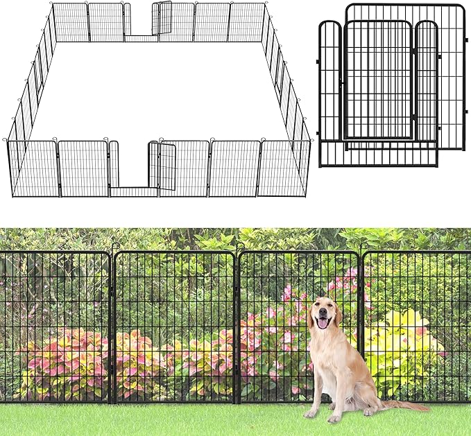 No Dig Decorative Garden Fence by Jhsomdr