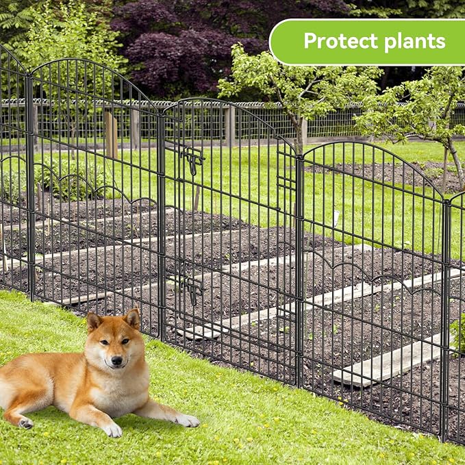 Decorative Garden Fence 12 Panels 29.6ft×38in No Dig Animal Barrier Fencing - Image 7