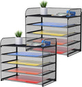 2 Pack Legal/A4/Letter Size Desk Paper Organizer Desktop File Organizer by Vanulee