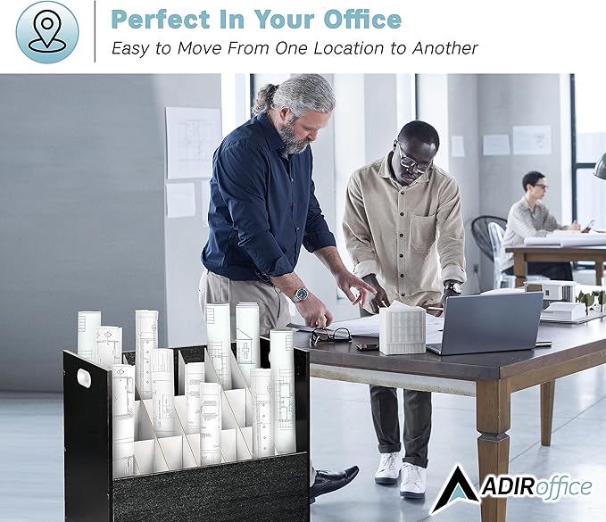 AdirOffice Adir Blue Print Storage Organizer - Image 8
