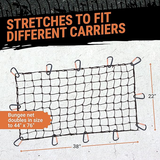 Grit Performance Cargo Net for Roof Rack - Image 4