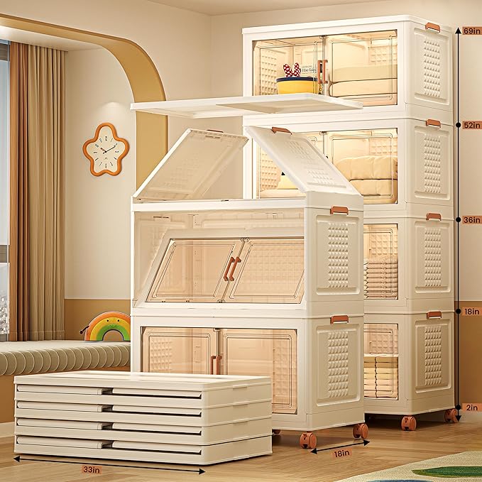 FINCHESCLUB 752QT Extra Large Stackable Storage Bins - Image 5