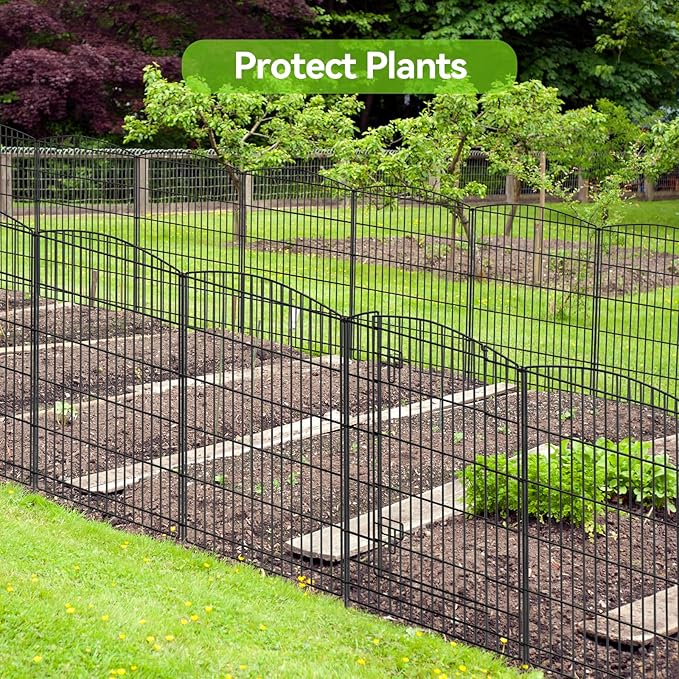 INJOPEXI Decorative Garden Fence 12 Panels 26ft×36in Garden Fences - Image 5