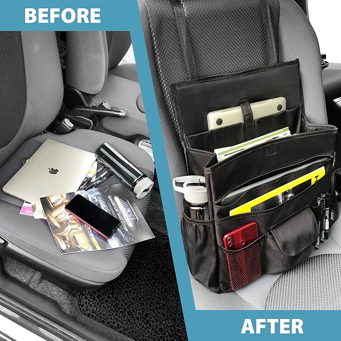 Elantrip Car Front Seat Organizer, Back Seat Storage - Image 4